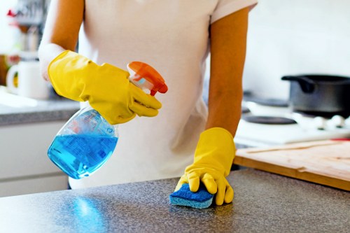 Kitchen and bathroom cleaning in a local N10 property