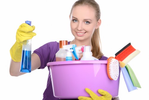 Close-up of deep cleaning treatment on a living room sofa